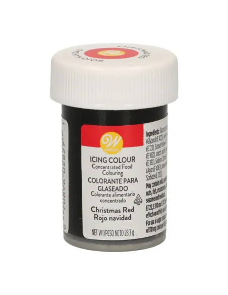 Colorante en gel Rojo Navidad Wilton