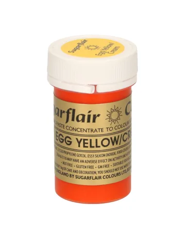 Colorante en pasta amarillo huevo Sugarflair