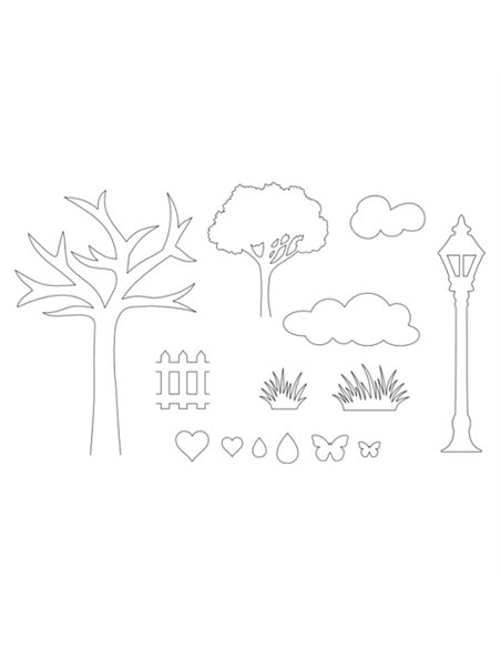 Cortadores Patchwork Siluetas campestres