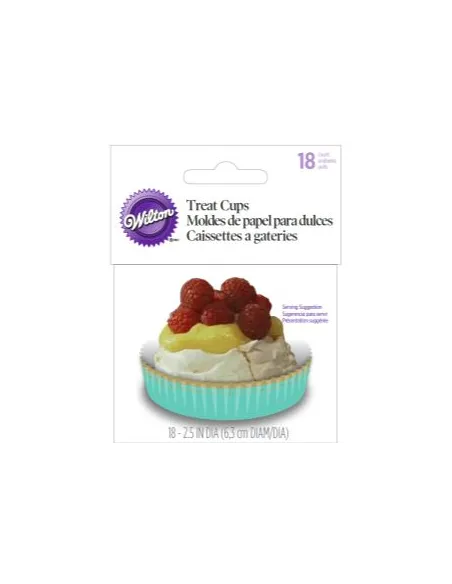 Set de 18 cápsulas para presentar dulces