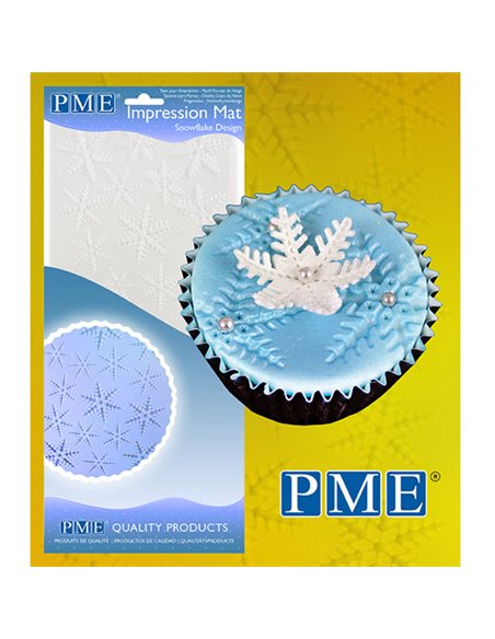 Lámina texturizadora Copo de nieve