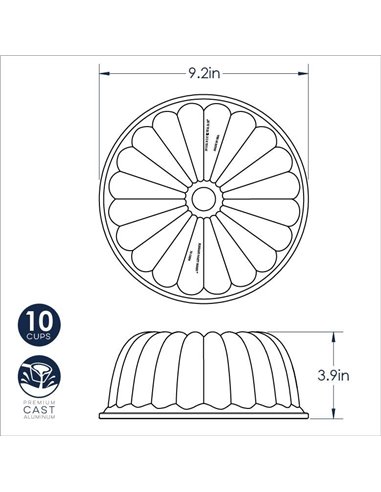 Molde Elegant Party Bundt Nordic Ware