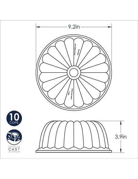 Molde Elegant Party Bundt Nordic Ware
