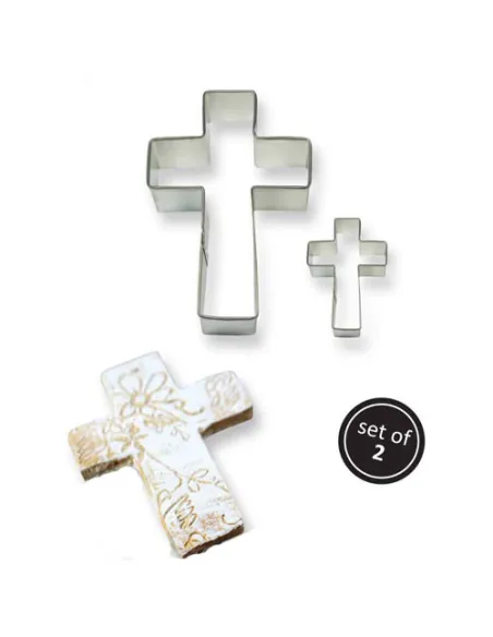 Set de 2 cortadores cruz PME