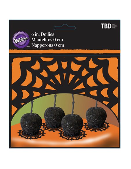Set 12 blondas mini tela de araña