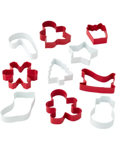 Set de 10 cortadores de galletas Navidad