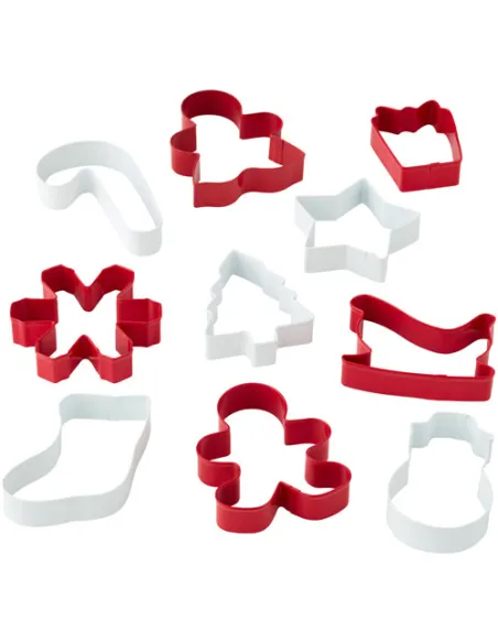 Set de 10 cortadores de galletas Navidad