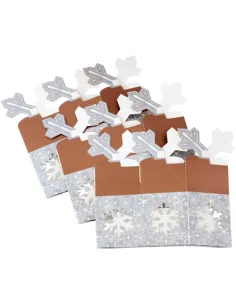 Set de 3 cajas hexagonales Copo de nieve 2