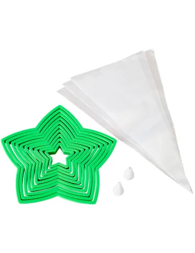 Set de 10 cortadores árbol de Navidad