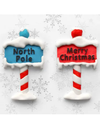 Molde silicona señales navideñas Katy Sue