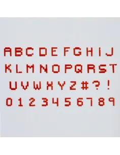 Cortadores regla Alfabeto Píxel