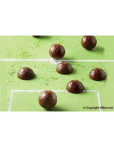 Molde bombón Balón de fútbol Silikomart