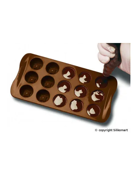 Molde bombón Balón de fútbol Silikomart