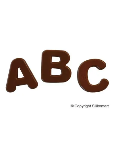 Molde bombones abecedario Silikomart