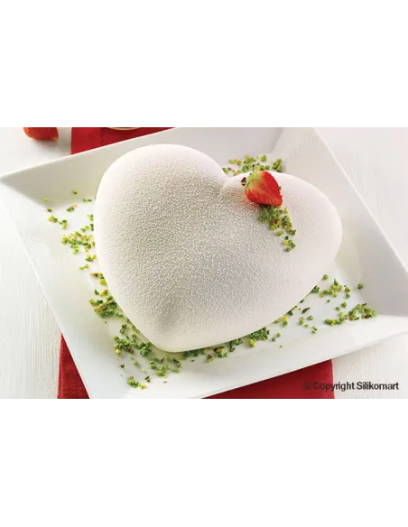Molde Silicona Corazón 3D Batticuore de Silikomart