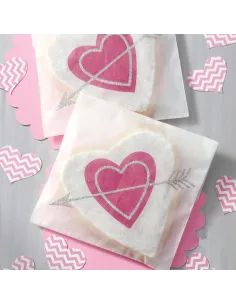 Set 6 sobres corazón