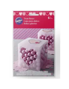 Set de 6 cajitas para dulces Corazón