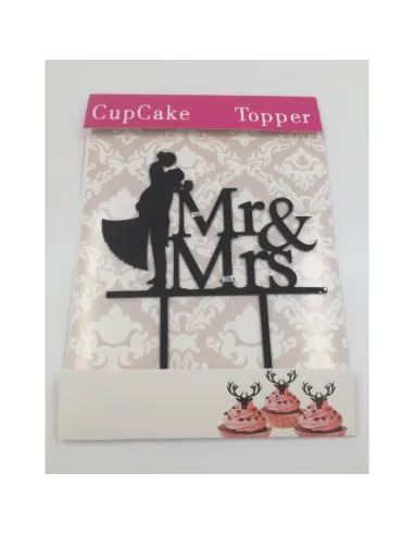 Topper para tarta Mr&Mrs I