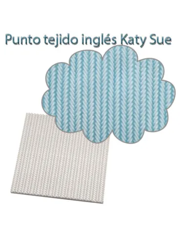 Molde de silicona Punto tejido inglés Katy Sue