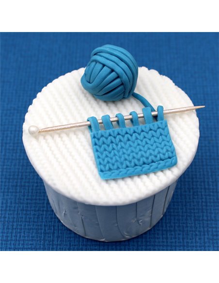 Molde de silicona Punto tejido inglés Katy Sue