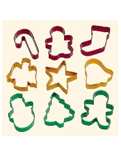 Set de 9 cortadores navideños
