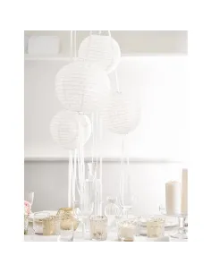 Set de 3 linternas de papel 2