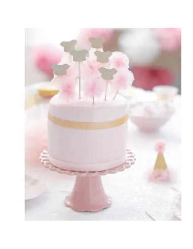 Set 12 toppers bailarina