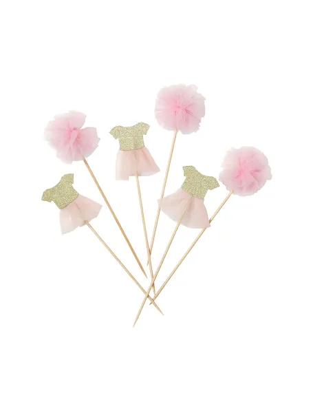 Set 12 toppers bailarina