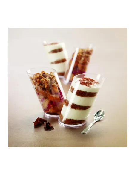 Set 5 tubos Pisa transparente 170 ml