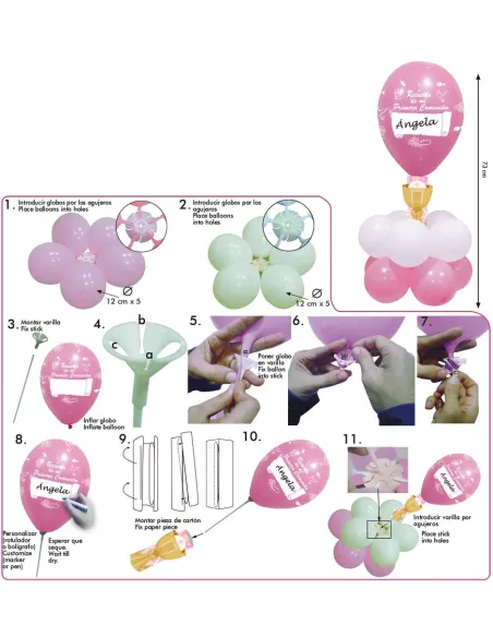 Kit centro comunión niña