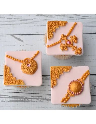 Molde silicona cruz perlada Katy Sue