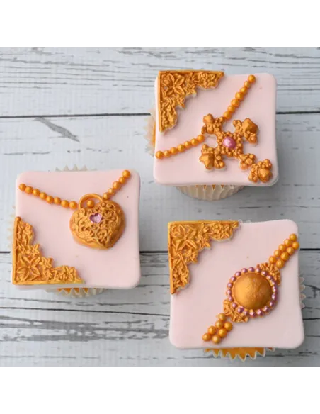 Molde silicona cruz perlada Katy Sue