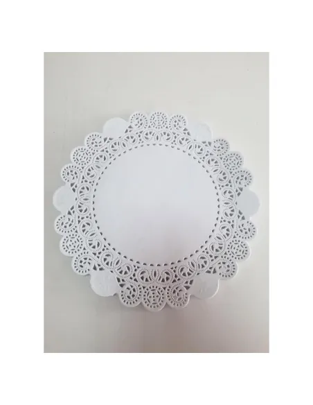 Set 5 blondas blancas 40 cm