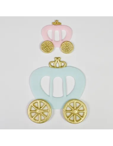 Set 3 cortadores carruaje princesa FMM