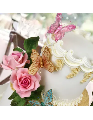 Molde silicona trío mariposas Katy Sue