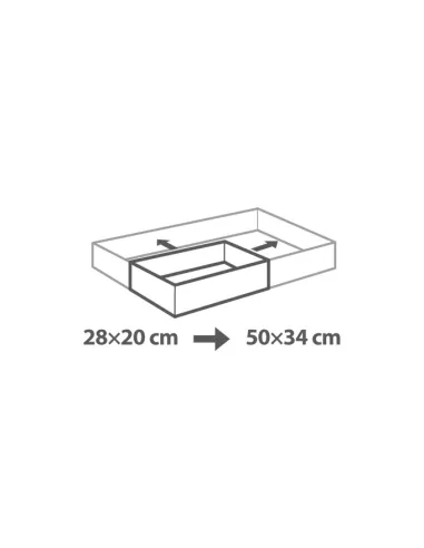 Marco rectangular ajustable para horno Tescoma