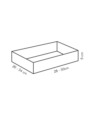 Marco rectangular ajustable para horno Tescoma