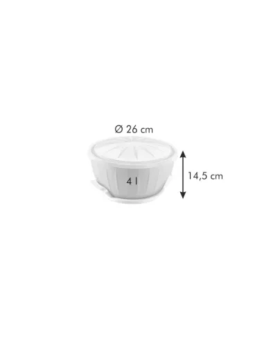Bol para fermentar masas con gel calentador Tescoma