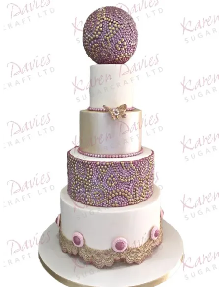 Molde silicona efecto perlas Karen Davies