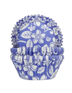 Cápsulas de papel flor Aloha azul HM