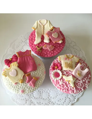 Molde silicona ropa de bebé Katy Sue