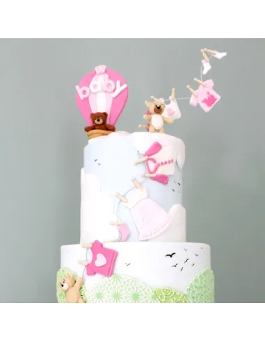 Molde silicona ropa de bebé Katy Sue