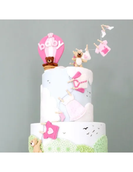 Molde silicona ropa de bebé Katy Sue