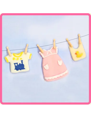 Molde silicona ropa de bebé Katy Sue