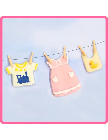 Molde silicona ropa de bebé Katy Sue