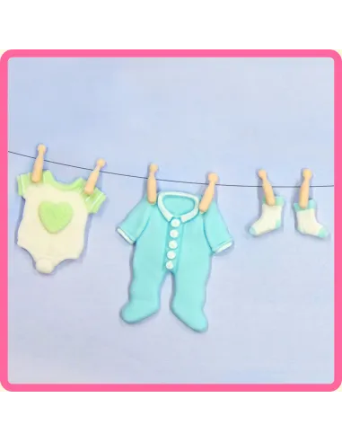 Molde silicona ropa de bebé Katy Sue
