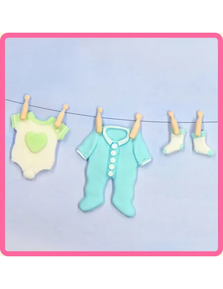 Molde silicona ropa de bebé Katy Sue