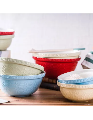 Bol rojo de cerámica 24 cm Tala