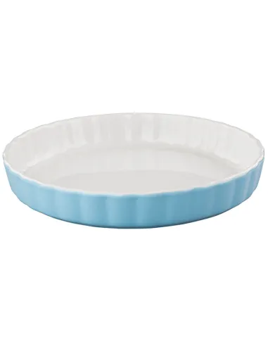 Molde azul de cerámica para tarta 21,5 cm Tala