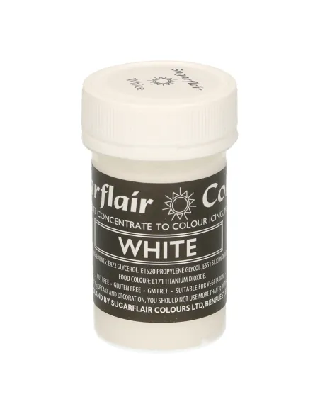 Colorante en pasta blanco pastel